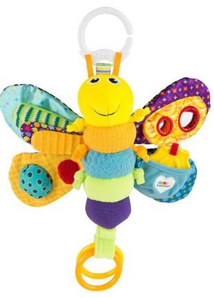 М'яка іграшка-підвіска Lamaze Метелик із прорізувачем і пискав...
