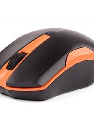 Мышь A4Tech G3-200N,USB,V-Track,1000dpi (Black+Orange) беспров...