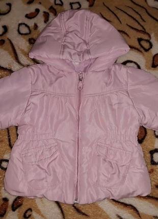Куртка демисезонная на девочку 1-1,5 года, 80-86 см