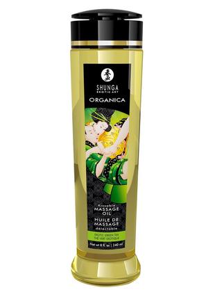 Органическое массажное масло Shunga ORGANICA - Exotic green te...