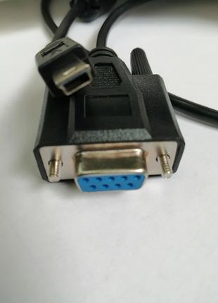 Mini usb кабель на com RS232 DB9 Pin(контактів)