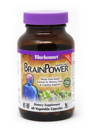 Жирные кислоты Bluebonnet Targeted Choice Brain Power, 60 вега...