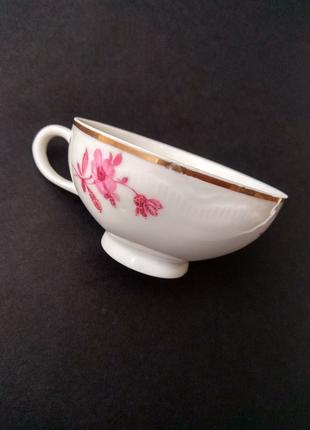 Вінтажна мініатюрна чашка ,костяний фарфор, Thun Чехія