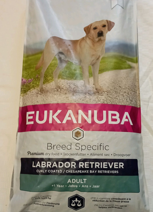 Сухий корм для собак Eukanuba для лабрадорів-ретриверів 12кг