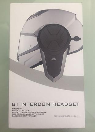 Intercom Мотоциклетний шолом Bluetooth-гарнітура Навушники Сис