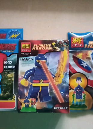 Лего Супергерой комплект 3 шт.