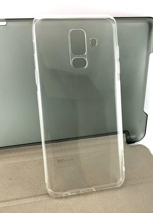 Чехол на Samsung A6 Plus (A605) накладка бампер OU Case силико...