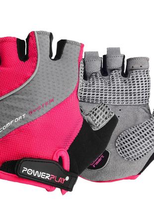 Велоперчатки PowerPlay 5023, Pink XS