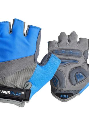 Велоперчатки PowerPlay 5277 B, Blue XS