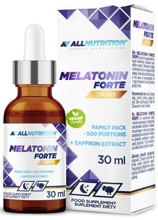 Натуральная добавка AllNutrition Melatonin Forte Drops, 30 мл