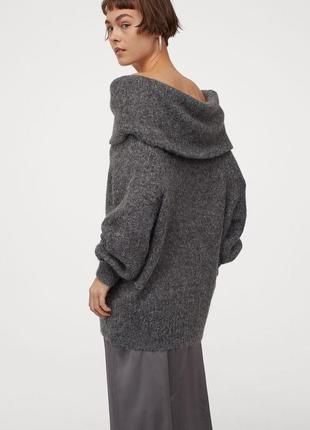 Теплющий свитер с шерстью альпаки h&m