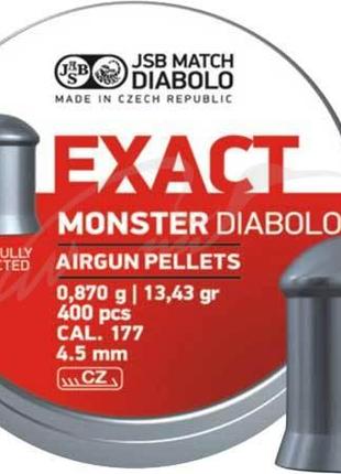 Пули пневматические JSB Diabolo Monster. Кал. 4.52 мм. Вес - 0...