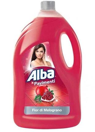 Засіб для миття підлоги Alba квітка граната 4л.