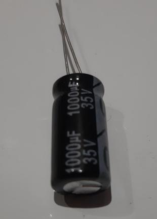 Конденсатор электролитический алюминиевый 1000 мкФ 35В 105С
