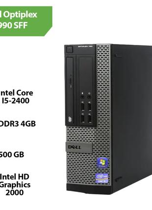 Системный блок Dell Optiplex 990 SFF (Core I5-2400/4Gb/HDD 500GB)
