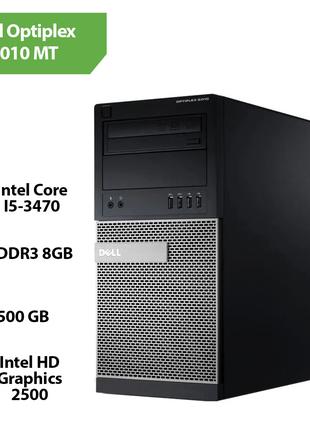 Системный блок Dell Optiplex 9010 MT (Core I5-3470/8Gb/HDD 500Gb)