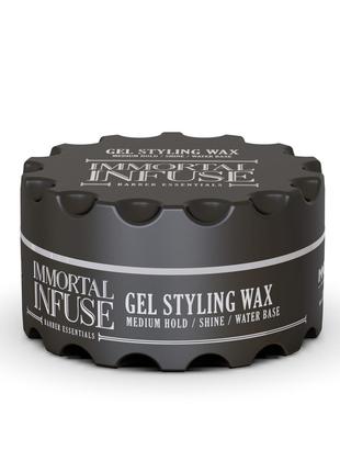 Гель-воск для волос Immortal Infuse Gel Styling Wax 150мл