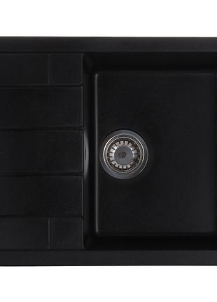 Мойка кухонная ZERIX ZS-6550S-14 Черный металлик (ZX4546)
