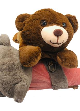 Грелка-муфта игрушка медведь