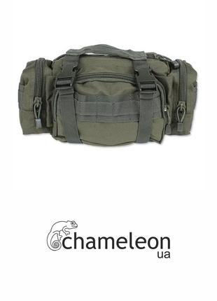 Тактична сумка на пояс mil-tec fanny pack 340 x 160 x 80 мм ol...