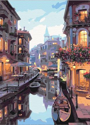 Картины по номерам 40×50 см. Вечер в Венеции