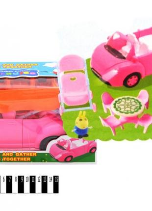 Ігровий набір Машина з героями Свинка Пеппа Peppa Pig, YM11-813