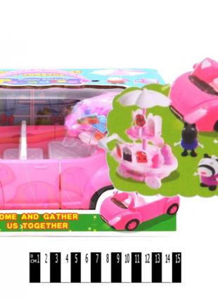 Ігровий набір Машина з героями Свинка Пеппа Peppa Pig, YM11-811