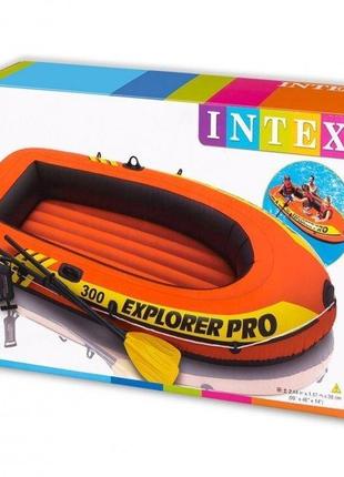 Надувний човен Explorer Pro 300 з набором, 244*117*36см, Intex...