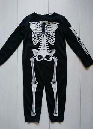 Карнавальний костюм скелет на хеллоуін
