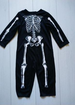 Карнавальний костюм скелет на хеллоуін