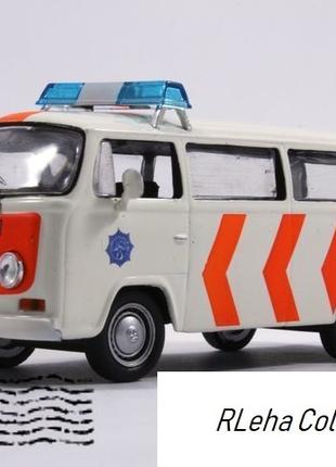 Volkswagen Transporter T2. Поліцейські машини світу. 1:43