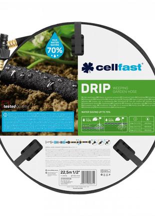 Сочащийся шланг Drip 1/2'' 22,5м Cellfast капилярный шланг