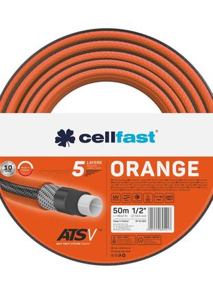 Садовый пятислойный шланг Orange 1/2'' 50м Cellfast