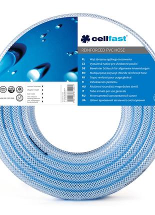 Многоцелевой армированный шланг 12,5x3,0мм 50м Cellfast ПВХ с ...