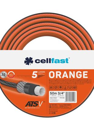 Садовый пятислойный шланг Orange 3/4'' 50м Cellfast