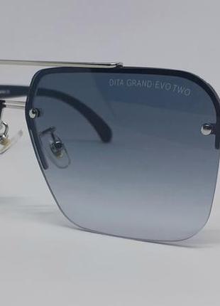 Dita стильные мужские солнцезащитные очки светло серый градиен...