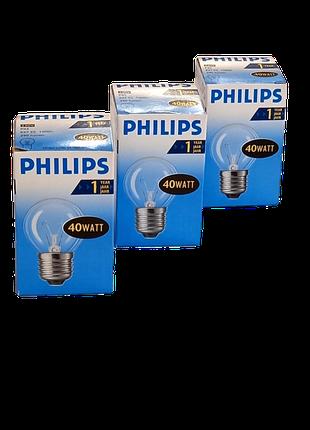 Лампа розжарювання Philips Standard E27 40W 230V Т45