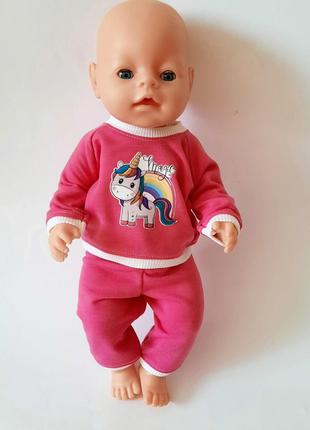 Набір одяг для ляльки Бебі Борн / Baby Born 40 - 43 см єдинорі...