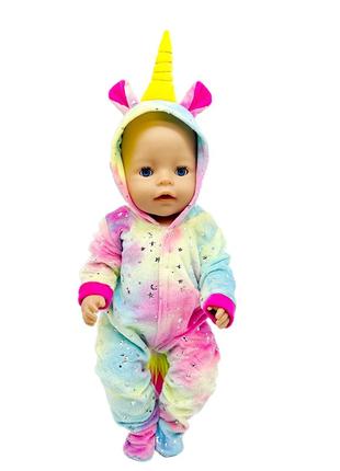 Одежда для куклы Беби Бона 40-43 см / Baby Born / кигуруми / к...