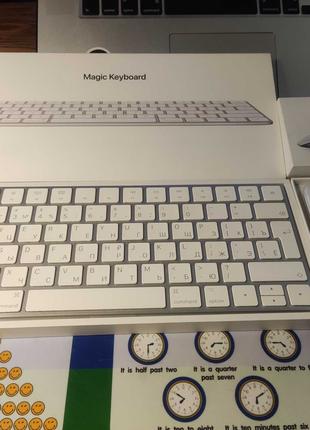 Комплект Apple Magic Mouse 2 + Apple Magic Keyboard 2 white se...