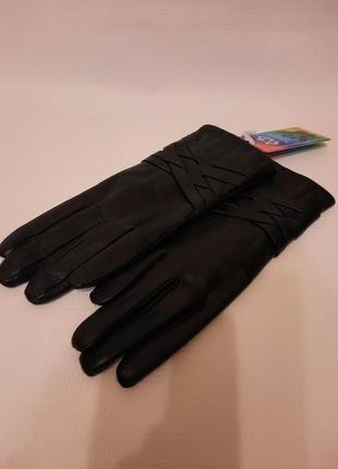 Шкіряні рукавички