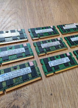 ТОП Оперативная память 2Gb DDR2 667/800 So-Dimm для ноутбука ОЗУ/