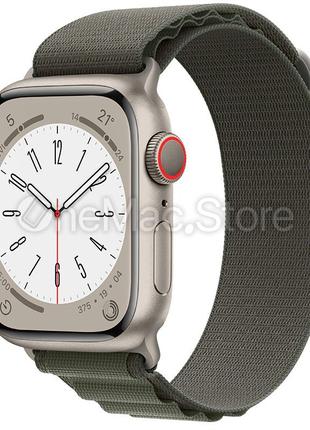Ремешок Apple Alpine Loop Band для Apple Watch 42 mm (зеленый)