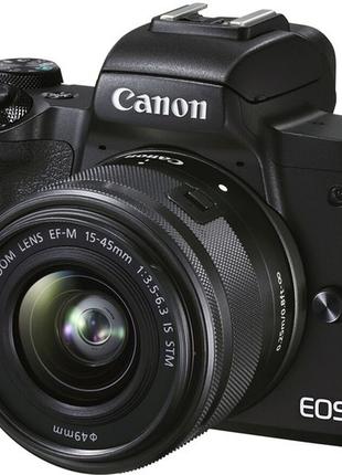 Цифрова камера Canon EOS M50 Mk2 + 15-45 IS STM Kit Black (472...