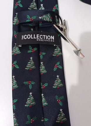 Краватка новорічна галстук ялинки