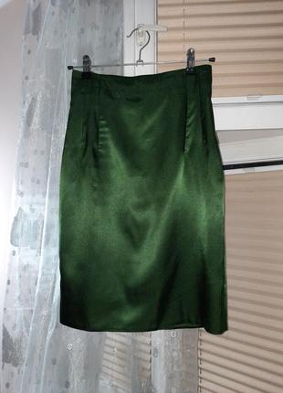 Зеленая юбка эксклюзив
