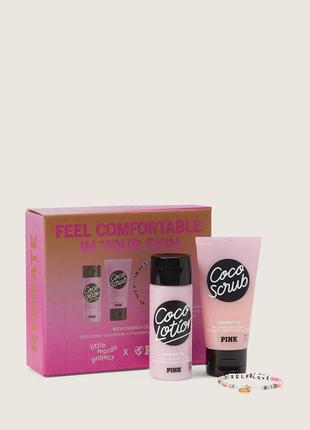 Подарунковий набір coco lotion + scrub від pink victoria’s secret
