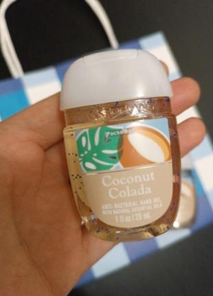 Антисептик coconut colada pocketbac bbw bath and body works ор...
