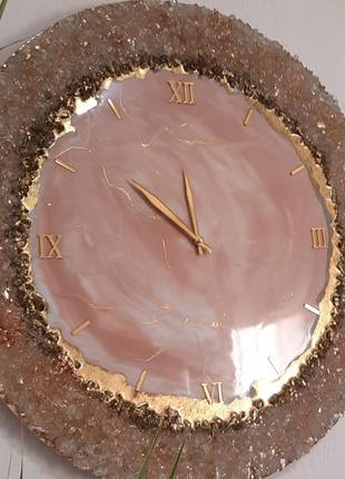Часы с епоксидной смоли. годинник настінний 70 см діаметру