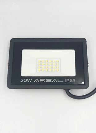 Светодиодный прожектор AREAL PR-20W 6200К 220V IP65